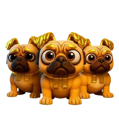 Gold Los Puggies