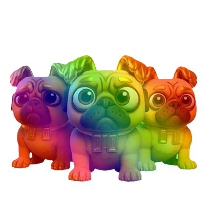 Rainbow Los Puggies